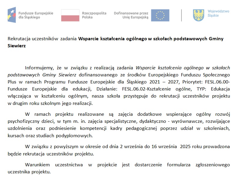 Rekrutacja uczestnikow
