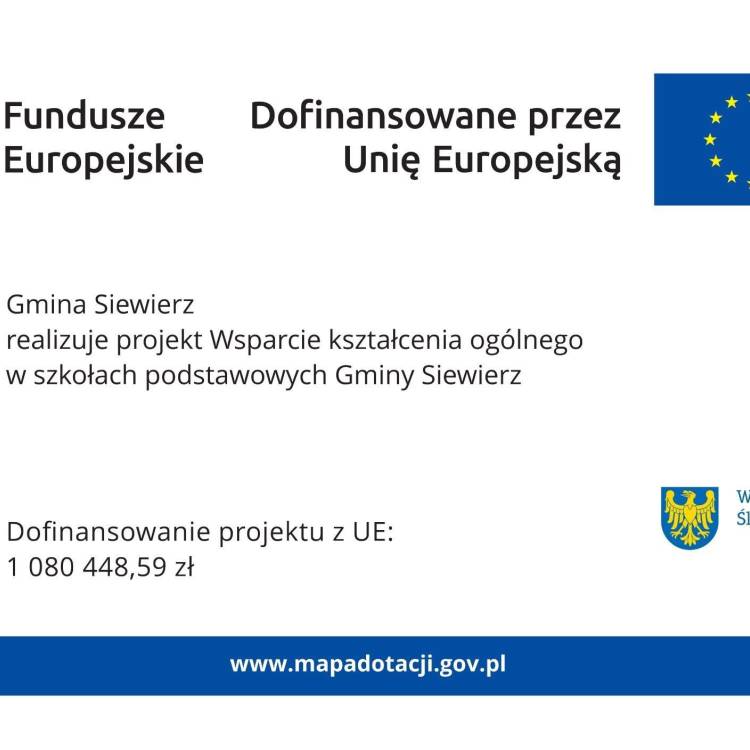 Wsparcie kształcenia ogólnego w szkołach podstawowych Gminy Siewierz - realizacja